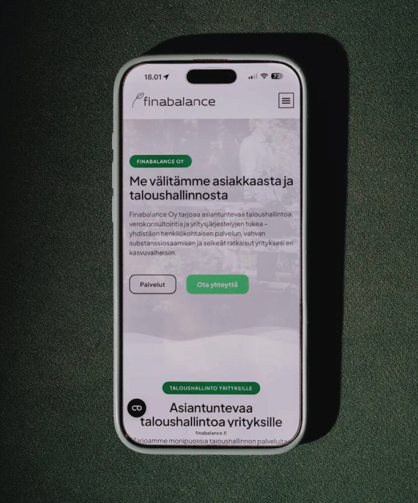 Finabalance Oy - Vahvuutemme kuva